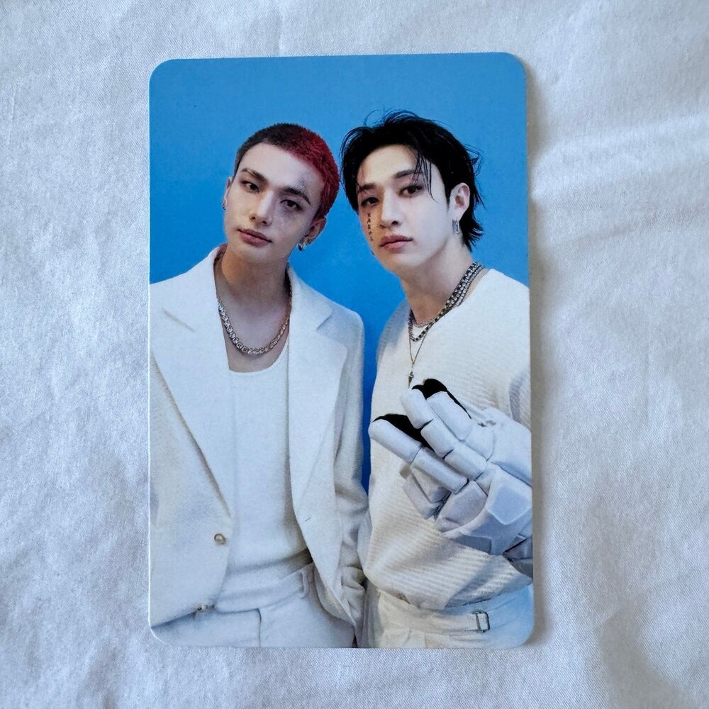 Stray Kids Bang Chan and Hyunjin unit photocard Karma Walmart exclusive